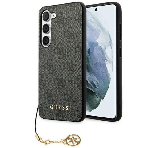 Guess nakładka do Samsung Galaxy A55 GUHCSA55GF4GGR czarna HC PU 4G with charm Guess nakładka do Samsung Galaxy A55 GUHCSA55GF4GGR czarna HC PU 4G with charm