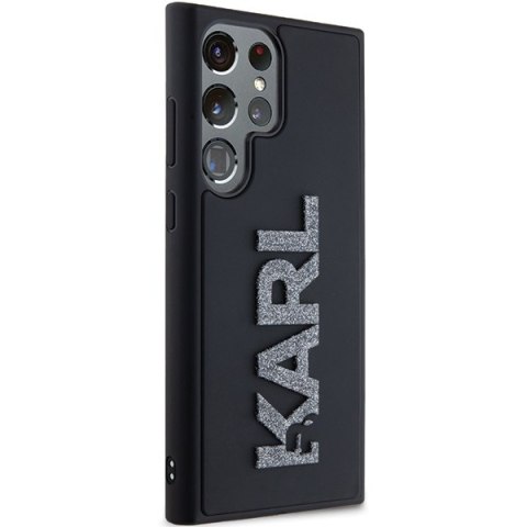 Karl Lagerfeld nakładka do Samsung Galaxy S24 Ultra KLHCS24L3DMBKCK czarna HC 3D logo glitter Karl Lagerfeld nakładka do Samsung Galaxy S24 Ultra KLHCS24L3DMBKCK czarna HC 3D logo glitter