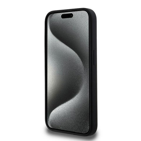 Karl Lagerfeld nakładka do iPhone 15 Pro 6,1" KLHMP15LSKCHPPLK czarna HC Magsafe silicone sil double heads print Karl Lagerfeld nakładka do iPhone 15 Pro 6,1" KLHMP15LSKCHPPLK czarna HC Magsafe silicone sil double heads print