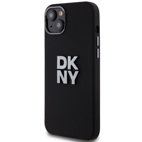 DKNY nakładka do iPhone 15 6,1" DKHCP15SSMCBSK czarna HC silicone w stack metal logo DKNY nakładka do iPhone 15 6,1" DKHCP15SSMCBSK czarna HC silicone w stack metal logo