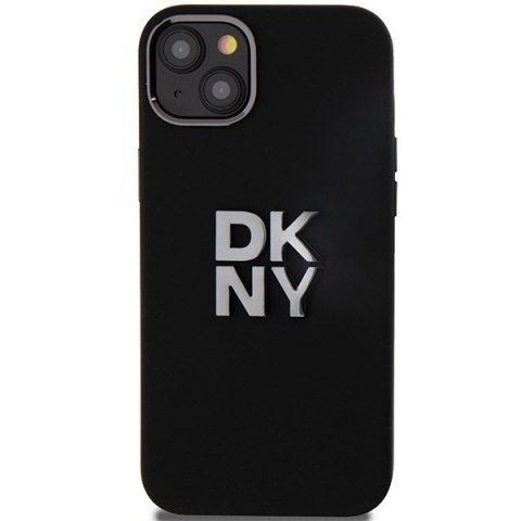 DKNY nakładka do iPhone 15 6,1" DKHCP15SSMCBSK czarna HC silicone w stack metal logo DKNY nakładka do iPhone 15 6,1" DKHCP15SSMCBSK czarna HC silicone w stack metal logo