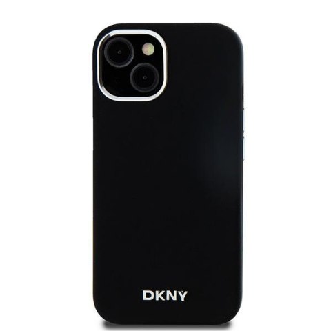 DKNY nakładka do iPhone 15 6,1" DKHMP15SSMCHLK czarna HC Magsafe silicone w horizontal metal logo DKNY nakładka do iPhone 15 6,1" DKHMP15SSMCHLK czarna HC Magsafe silicone w horizontal metal logo