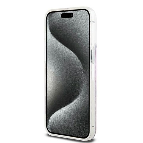 DKNY nakładka do iPhone 15 Pro Max 6,7" DKHCP15XLCPEPP biała HC liquid glitters w checkered pattern DKNY nakładka do iPhone 15 Pro Max 6,7" DKHCP15XLCPEPP biała HC liquid glitters w checkered pattern