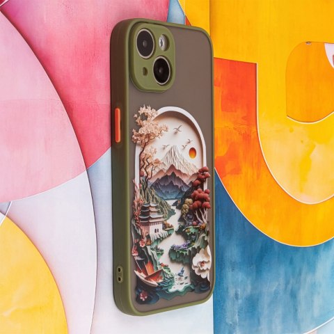 Nakładka Ultra Trendy do iPhone 11 Travel zielona