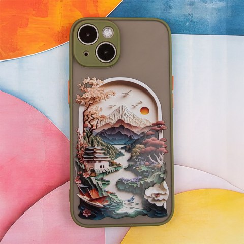 Nakładka Ultra Trendy do iPhone 11 Travel zielona