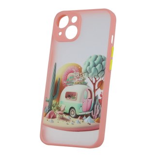 Nakładka Ultra Trendy do iPhone 12 6,1" Travel różowa