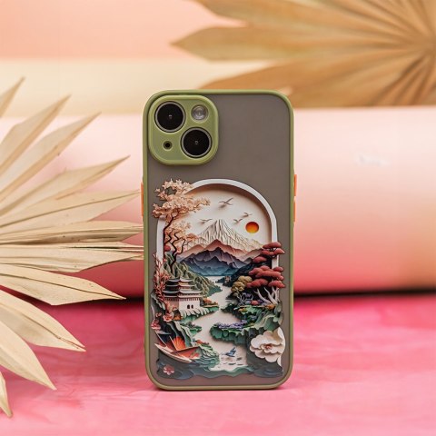 Nakładka Ultra Trendy do iPhone 13 Pro 6,1" Travel zielona