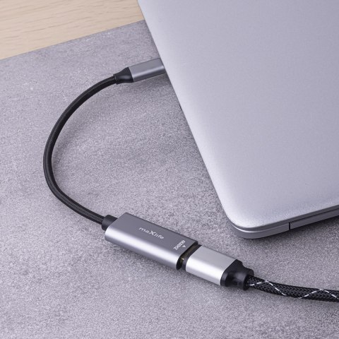 Maxlife adapter MXHC-01 HDMI - USB-C 4K 60HZ czarny