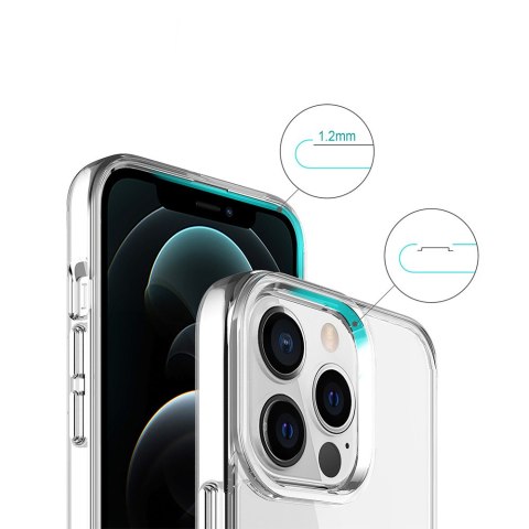 Nakładka Hybrid Crystal do iPhone 12 6,1" transparentna