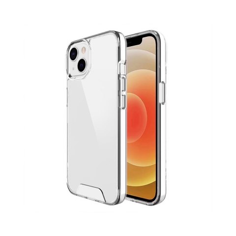 Nakładka Hybrid Crystal do iPhone 15 6,1" transparentna big hole Nakładka Hybrid Crystal do iPhone 15 6,1" transparentna big hole