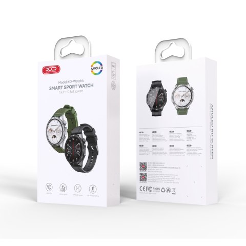 XO smartwatch Watch 4 Amoled zielony XO smartwatch Watch 4 Amoled zielony