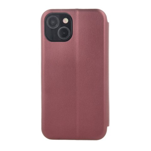 Etui Smart Diva do iPhone 16 Plus 6,7" burgundowe