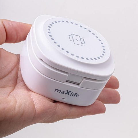 Maxlife ładowarka bezprzewodowa magnetyczna MXWC-06 15W biała 3w1 Maxlife ładowarka bezprzewodowa magnetyczna MXWC-06 15W biała 3w1