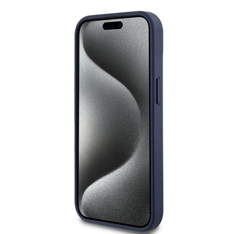DKNY nakładka do iPhone 15 6,1" DKHCP15SPRTHSLB niebieska HC PU repeat texture pattern w tonal stripe DKNY nakładka do iPhone 15 6,1" DKHCP15SPRTHSLB niebieska HC PU repeat texture pattern w tonal stripe