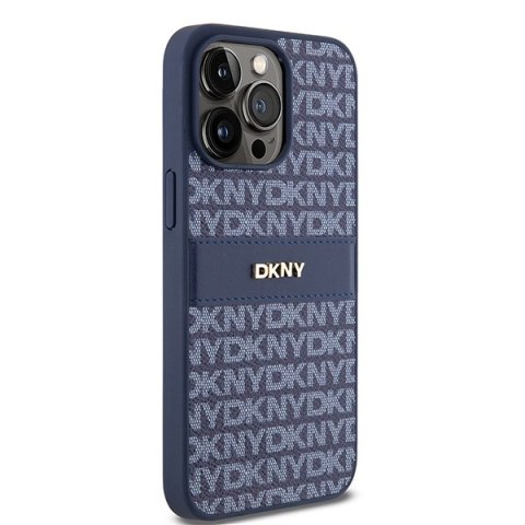 DKNY nakładka do iPhone 15 Pro Max 6,7" DKHCP15XPRTHSLB czarna HC Magsafe pu repeat pattern w stack logo DKNY nakładka do iPhone 15 Pro Max 6,7" DKHCP15XPRTHSLB czarna HC Magsafe pu repeat pattern w stack logo