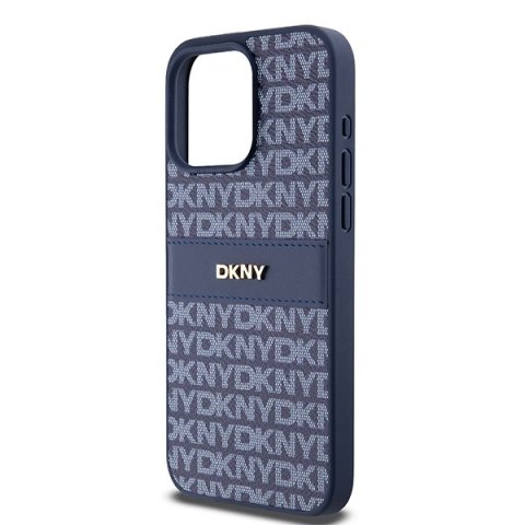 DKNY nakładka do iPhone 15 Pro Max 6,7" DKHCP15XPRTHSLB czarna HC Magsafe pu repeat pattern w stack logo DKNY nakładka do iPhone 15 Pro Max 6,7" DKHCP15XPRTHSLB czarna HC Magsafe pu repeat pattern w stack logo