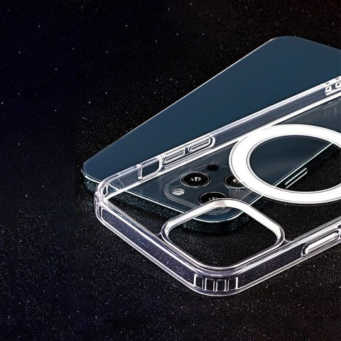 Nakładka Anti Shock 1,5 mm Mag do Samsung Galaxy S23 Ultra transparentna big hole