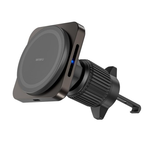 WIWU 15W magnetyczny uchwyt samochodowy na telefon z ładowaniem indukcyjnym CH-318 WIWU 15W magnetyczny uchwyt samochodowy na telefon z ładowaniem indukcyjnym CH-318