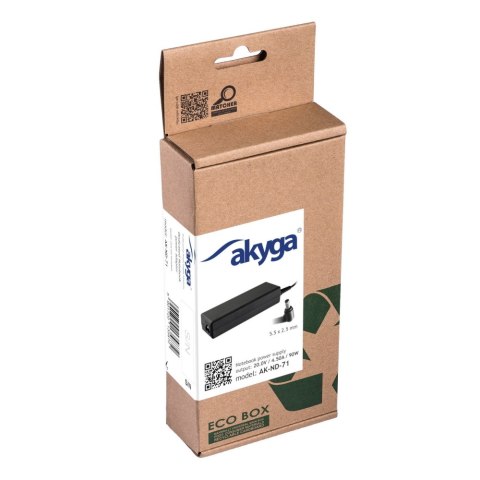 Akyga Zasilacz do notebooka AK-ND-71 20V / 4.5A 90W 5.5 x 2.5 mm LENOVO 1.2m Akyga Zasilacz do notebooka AK-ND-71 20V / 4.5A 90W 5.5 x 2.5 mm LENOVO 1.2m