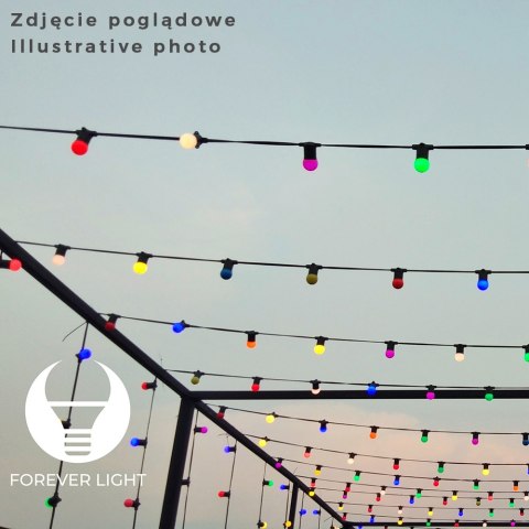 Girlanda świetlna 12m zewnętrzna 10 gniazd E27 IP65 Girlanda świetlna 12m zewnętrzna 10 gniazd E27 IP65