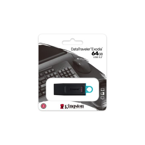 Kingston pendrive 64GB USB 3.2 DT Exodia Kingston pendrive 64GB USB 3.2 DT Exodia