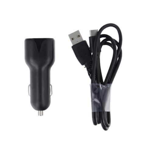 Maxlife ładowarka samochodowa MXCC-01 2x USB 2,4A czarna + kabel USB-C Maxlife ładowarka samochodowa MXCC-01 2x USB 2,4A czarna + kabel USB-C
