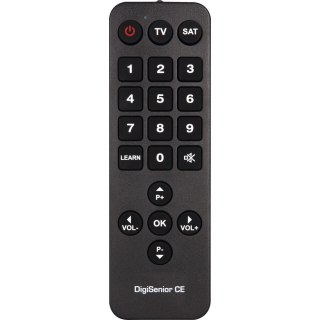 Pilot uniwersalny Technisat DIGISENIOR CE czarne 76-4939-00