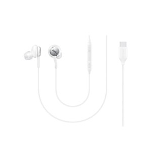 Samsung Galaxy słuchawki przewodowe E0-IC100 USB-C dokanałowe białe