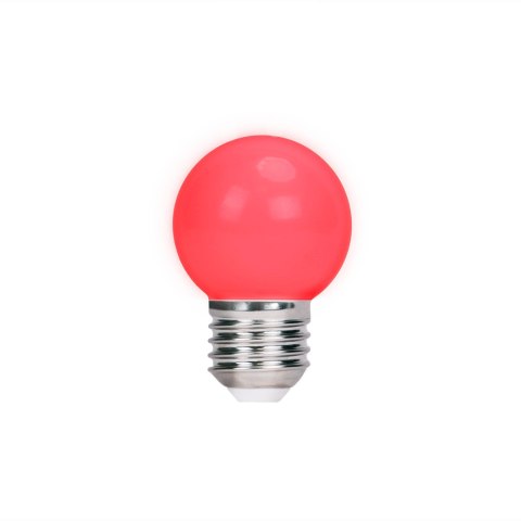 Żarówka LED E27 G45 2W 230V czerwona 5 sztuk Forever Light Żarówka LED E27 G45 2W 230V czerwona 5 sztuk Forever Light