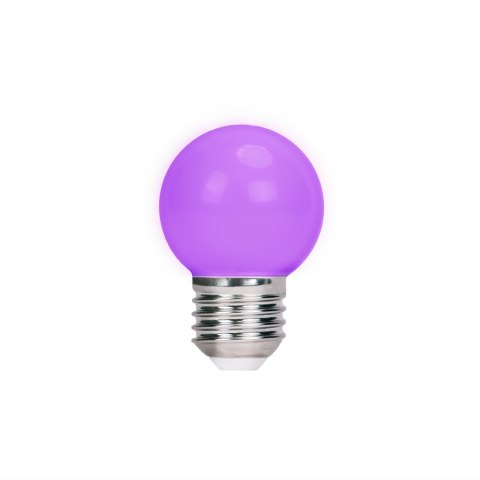 Żarówka LED E27 G45 2W 230V fiolet 5 sztuk Forever Light Żarówka LED E27 G45 2W 230V fiolet 5 sztuk Forever Light