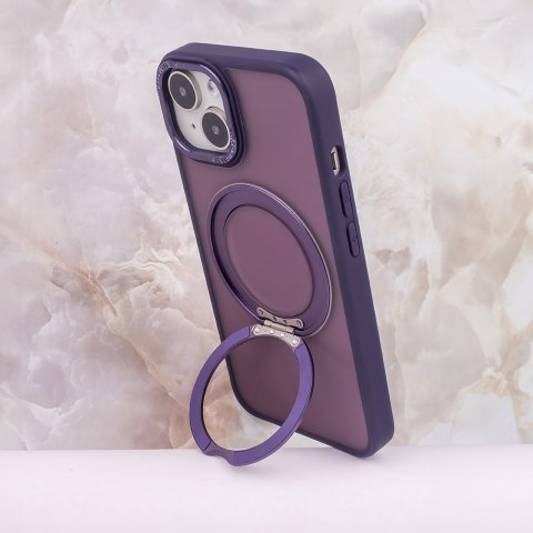 Nakładka Mag Ring Rotating do iPhone 16 Pro 6,3" fioletowa
