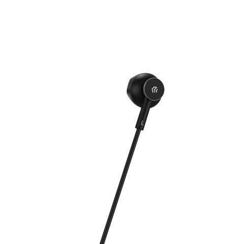 Devia słuchawki przewodowe Smart M2 Digital Metal USB-C douszne czarne