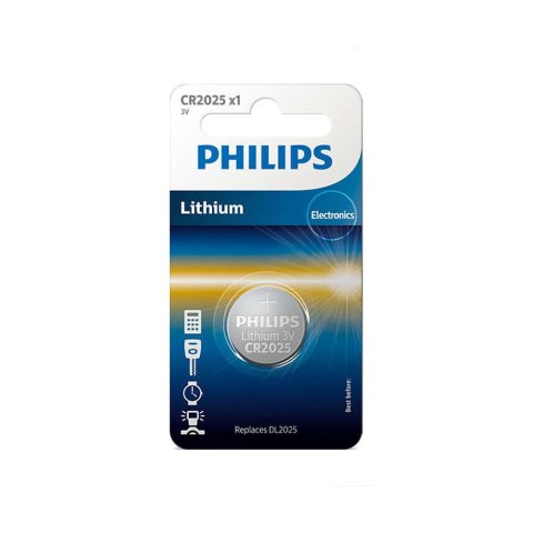 Bateria PHILIPS CR2025 Litowa Blister 1szt Bateria PHILIPS CR2025 Litowa Blister 1szt