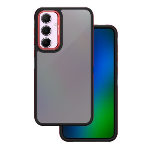 Nakładka Crystal Black do Samsung Galaxy A55 5G czerwona