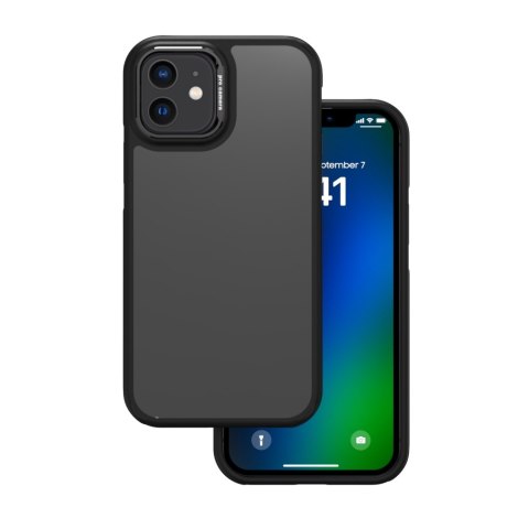 Nakładka Crystal Black do iPhone 12 / 12 Pro 6,1" czarna Nakładka Crystal Black do iPhone 12 / 12 Pro 6,1" czarna