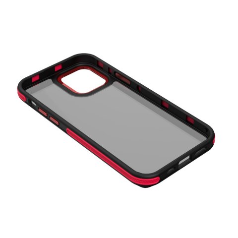 Nakładka Crystal Black do iPhone 12 / 12 Pro 6,1" czerwona Nakładka Crystal Black do iPhone 12 / 12 Pro 6,1" czerwona