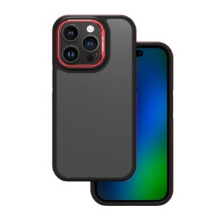 Nakładka Crystal Black do iPhone 14 Pro 6,1" czerwona