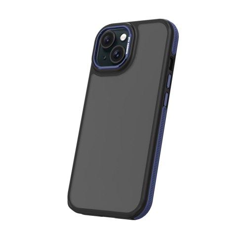 Nakładka Crystal Black do iPhone 15 6,1" niebieska Nakładka Crystal Black do iPhone 15 6,1" niebieska