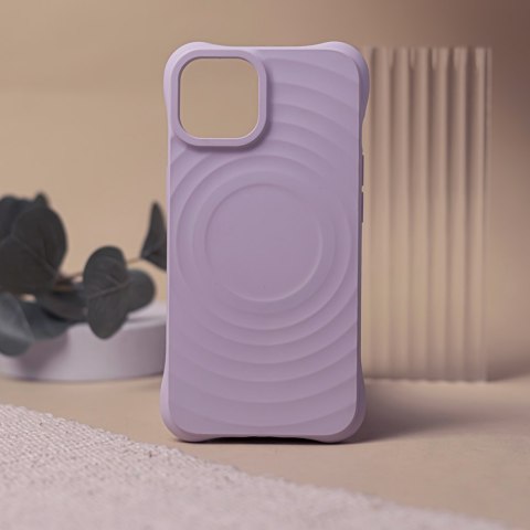 Nakładka Circle Mag do iPhone 16 Pro 6,3" jasnofioletowa