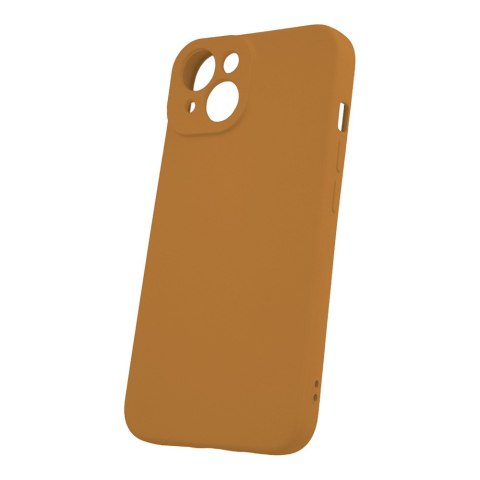 Nakładka Silicon do iPhone 16 6,1" karmelowa