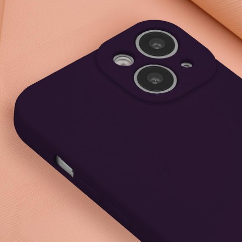 Nakładka Silicon do iPhone 16 Plus 6,7" śliwkowa