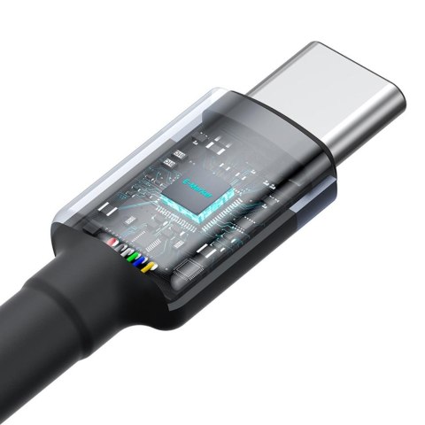 Baseus kabel Cafule Charging Cable USB-C to USB-C 100W 1m 2pcs Red czarny+Grey czarny Baseus kabel Cafule Charging Cable USB-C to USB-C 100W 1m 2pcs Red czarny+Grey czarny