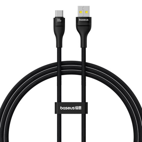 Baseus kabel Flash 2 Charging Cable USB to USB-C 100W 2m Cluster czarny Baseus kabel Flash 2 Charging Cable USB to USB-C 100W 2m Cluster czarny