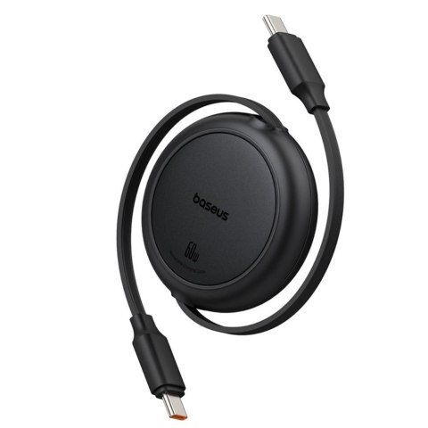 Baseus kabel Free2Pull Mini Charging Cable USB-C to USB-C 60W 1m Cluster czarny Baseus kabel Free2Pull Mini Charging Cable USB-C to USB-C 60W 1m Cluster czarny