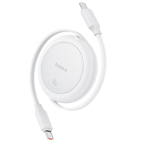 Baseus kabel Free2Pull Mini Charging Cable USB-C to USB-C 60W 1m biały Baseus kabel Free2Pull Mini Charging Cable USB-C to USB-C 60W 1m biały