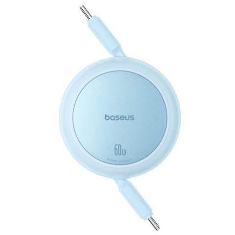 Baseus kabel Free2Pull Mini Charging Cable USB-C to USB-C 60W 1m niebieski Baseus kabel Free2Pull Mini Charging Cable USB-C to USB-C 60W 1m niebieski