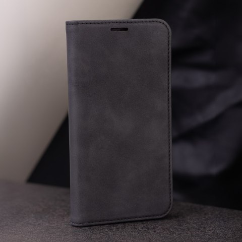 Etui Smart Suede do iPhone 16 Plus 6,7" czarne Etui Smart Suede do iPhone 16 Plus 6,7" czarne