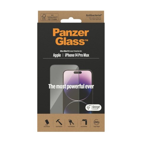 PanzerGlass szkło hartowane Ultra-Wide Fit do iPhone 14 Plus / 13 Pro Max 6,7" z aplikatorem Anti-blue TTT PanzerGlass szkło hartowane Ultra-Wide Fit do iPhone 14 Plus / 13 Pro Max 6,7" z aplikatorem Anti-blue TTT