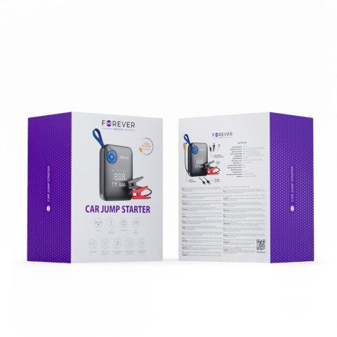 Forever jump starter 4w1 JS-400 26,64Wh czarno-niebieski Forever jump starter 4w1 JS-400 26,64Wh czarno-niebieski