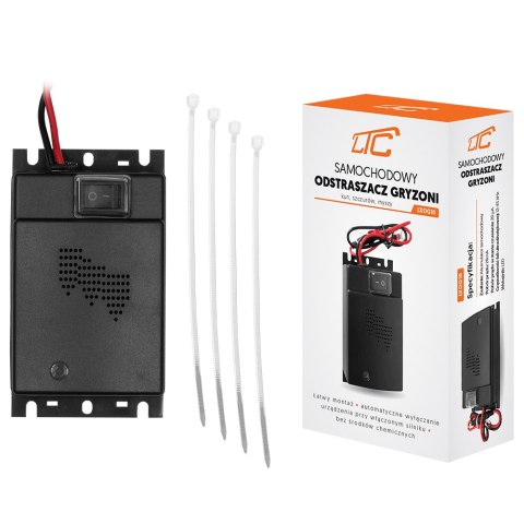 Samochodowy odstraszacz kun, myszy, szczurów, gryzoni 12V/24V DC LTC Samochodowy odstraszacz kun, myszy, szczurów, gryzoni 12V/24V DC LTC